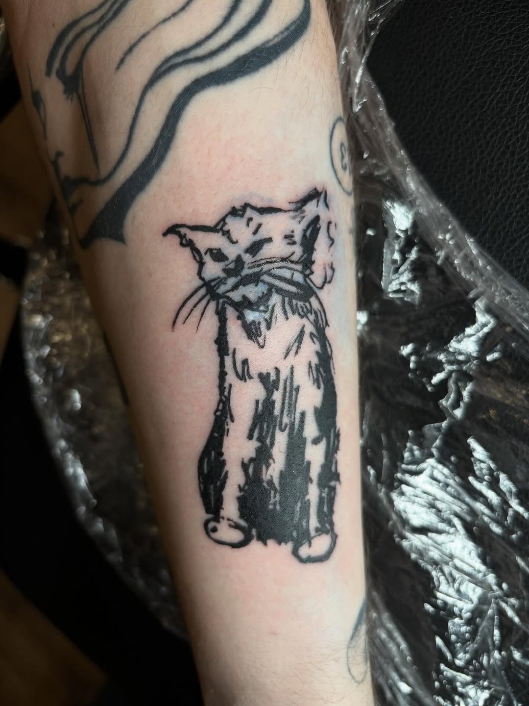 Tattoo by @swagthatheals — illustrative, sketch