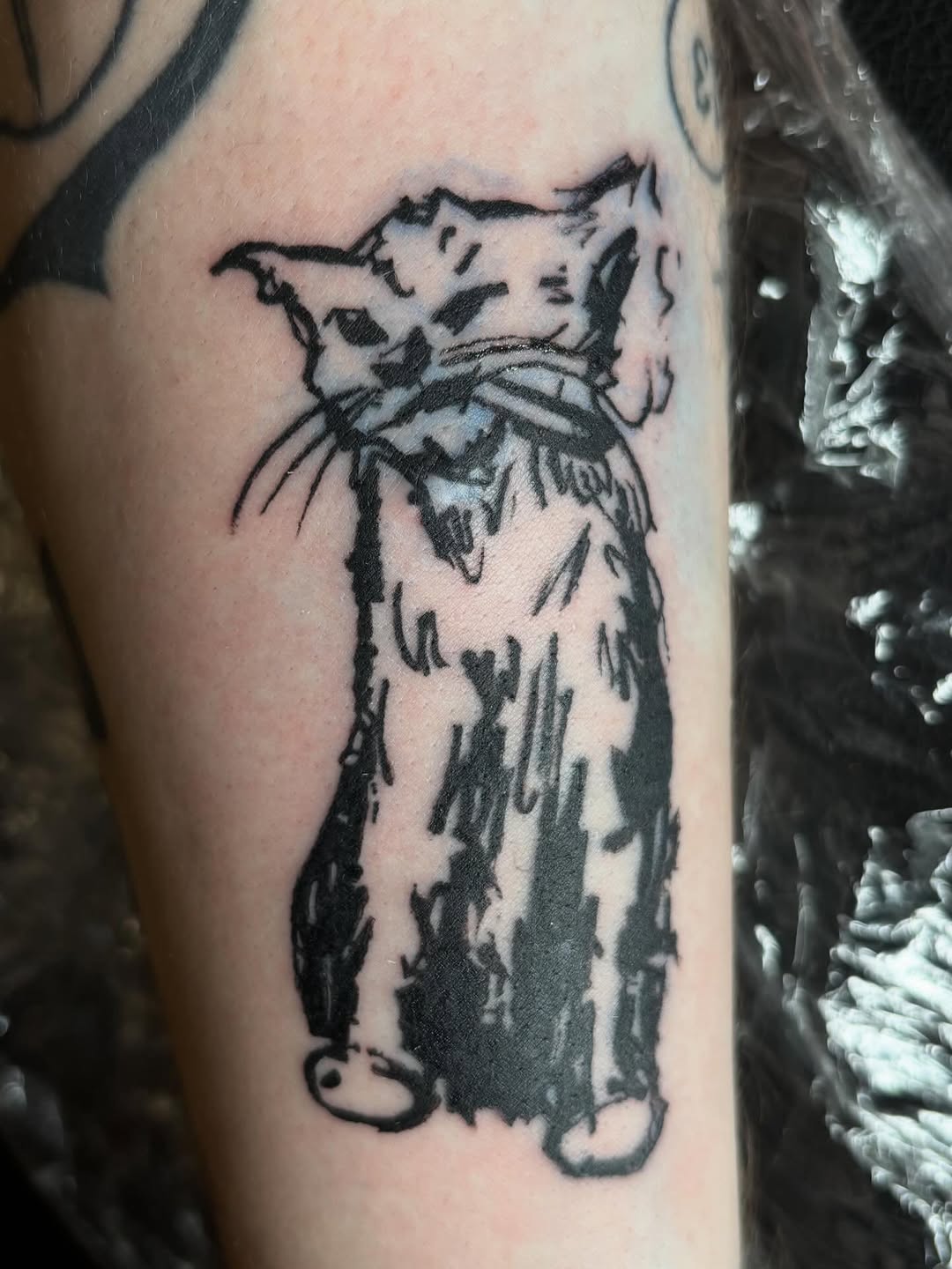 Tattoo by @swagthatheals — illustrative, sketch