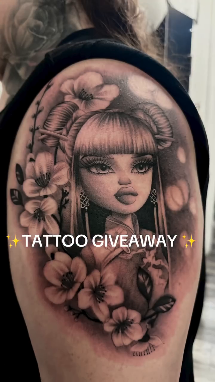 Tattoo by @vivica_ink — realism, black_and_grey