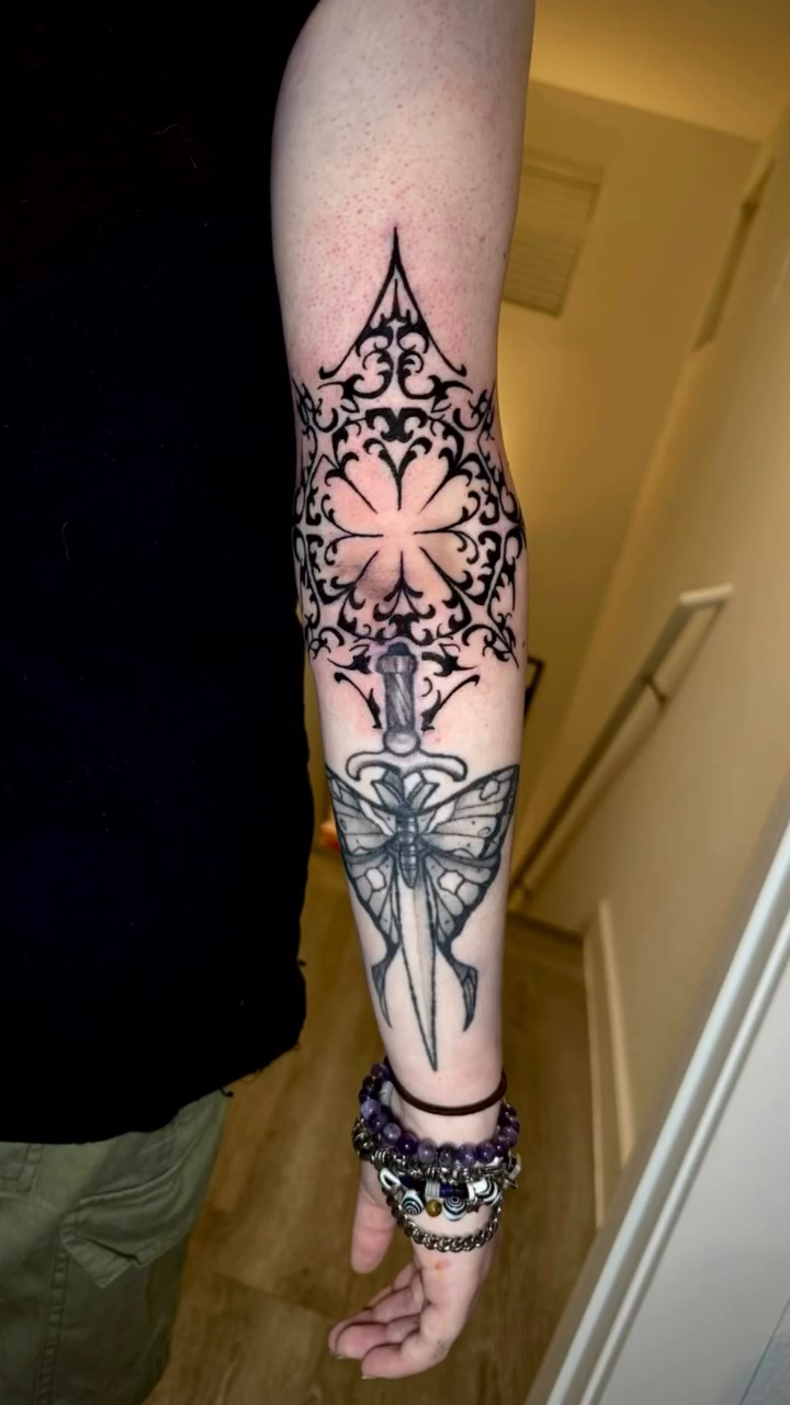 Tattoo by @jamesrhodes220 — blackwork, ornamental