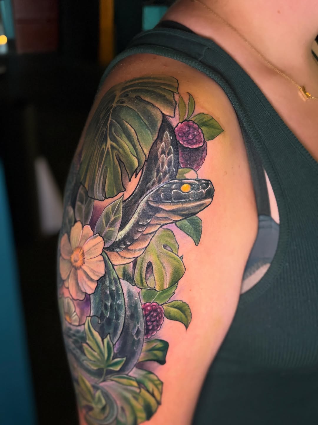 Tattoo by @luci.bat.tattoo β realism, black_and_grey