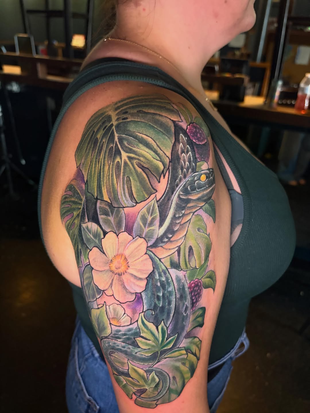 Tattoo by @luci.bat.tattoo β realism, black_and_grey