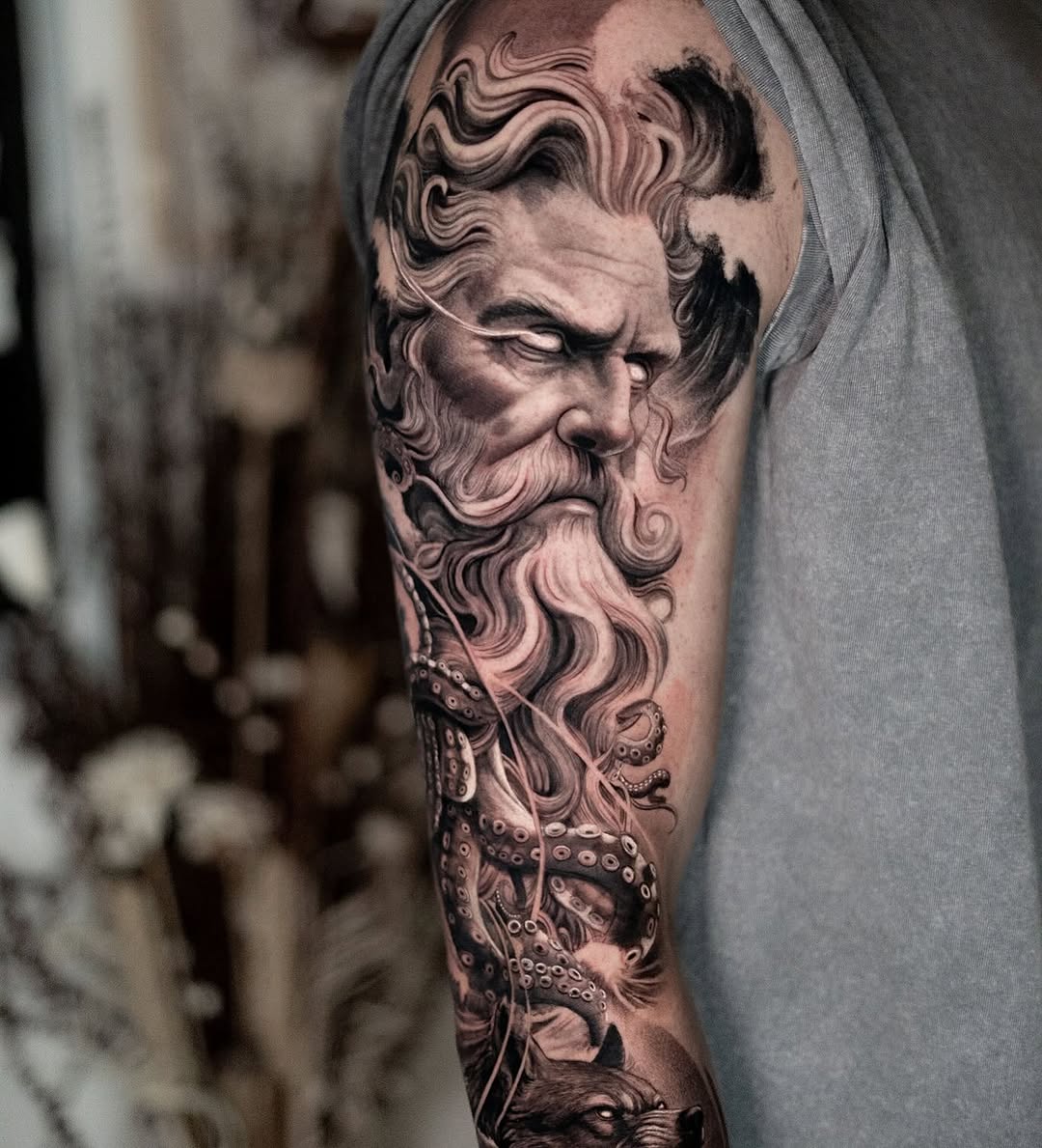 Tattoo by @andres.atattoos โ realism, dark_realism