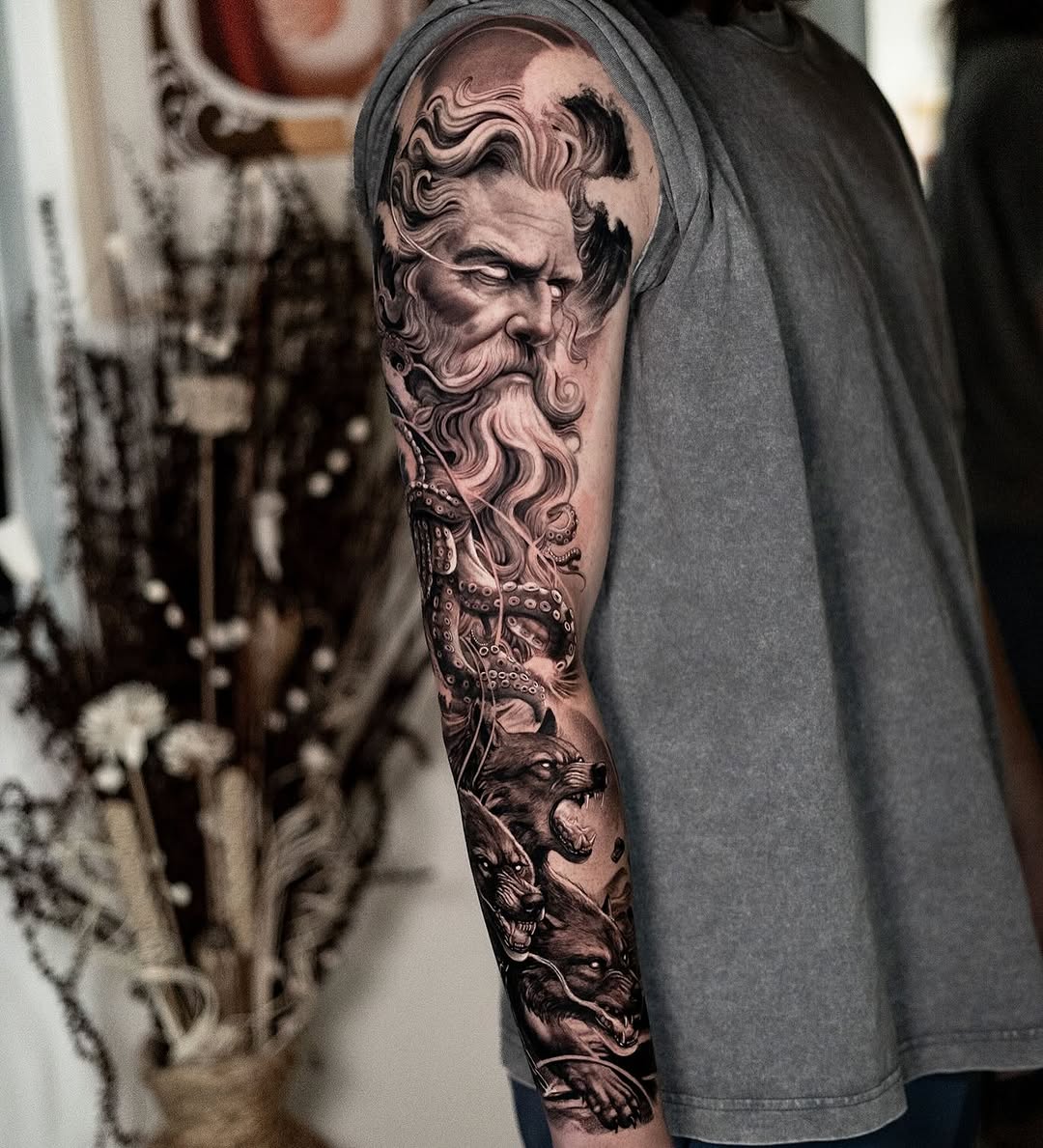 Tattoo by @andres.atattoos โ realism, dark_realism