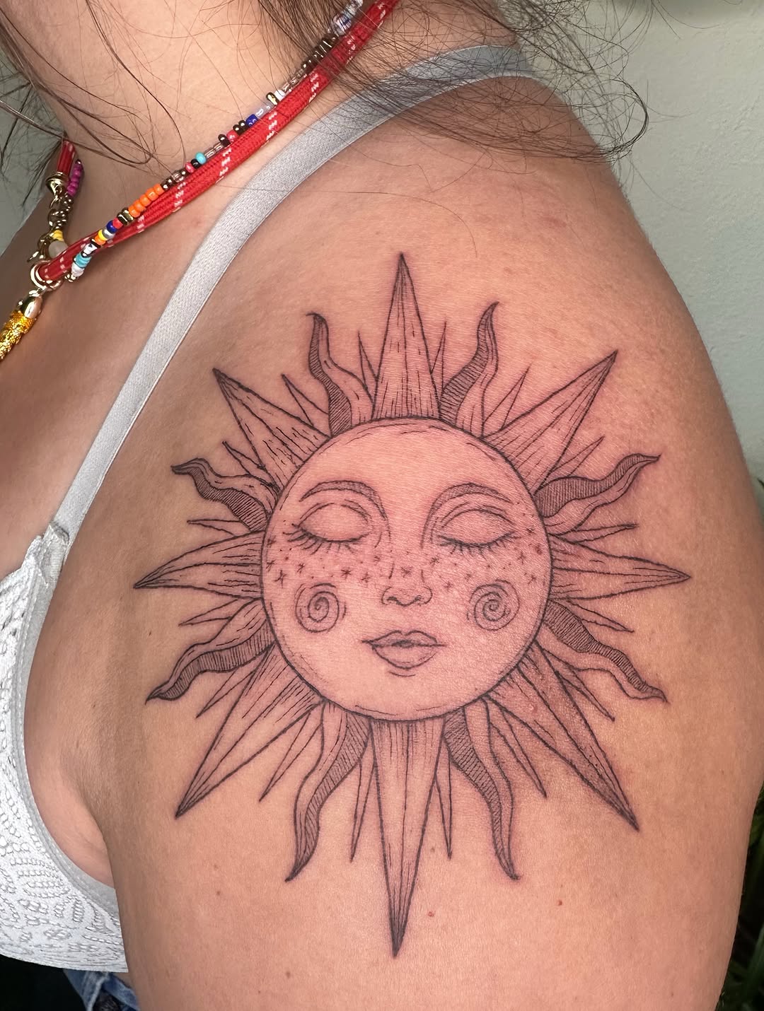 Tattoo by @folkandfernink โ fine_line