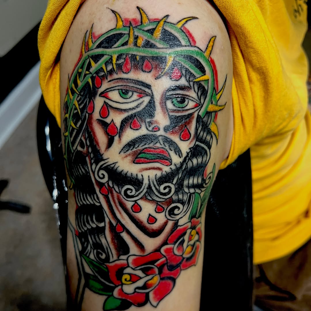 Tattoo by @max_aaron_tat2 — american_traditional, neo_traditional
