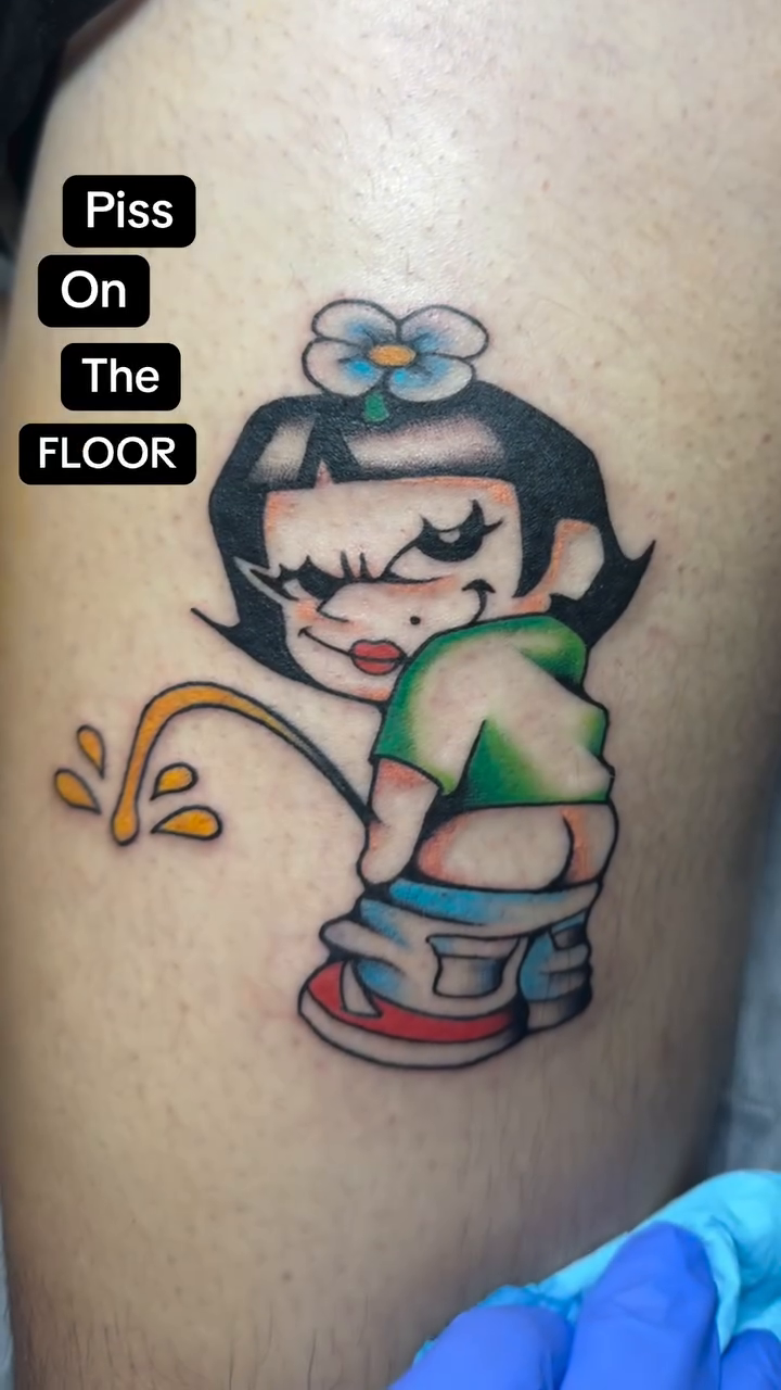 Tattoo by @prettitattooslv — illustrative, new_school