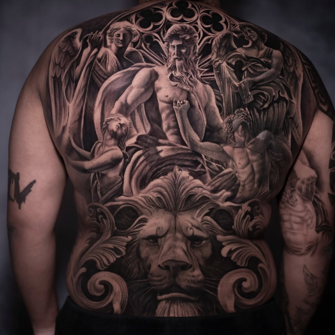 Tattoo by @andrea_fiorenza — realism, black_and_grey
