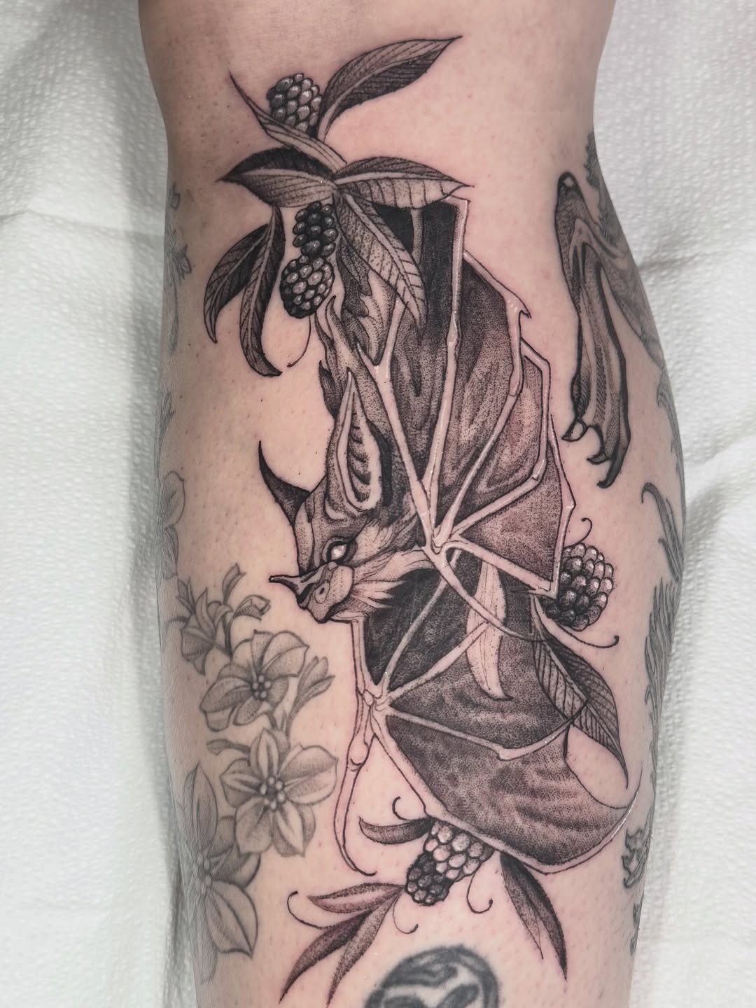 Tattoo by @needlerelic_tattoo — black_and_grey