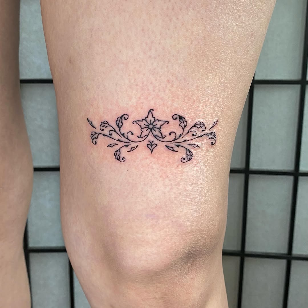 Tattoo by @woodniptat โ fine_line, ornamental