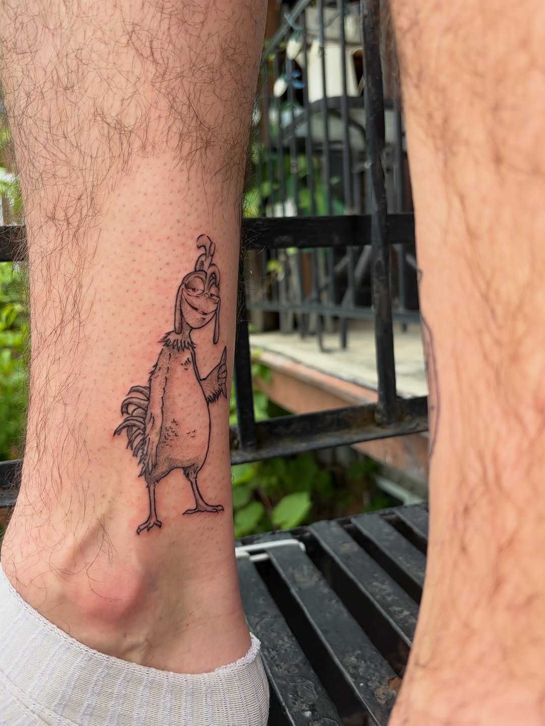 Tattoo by @mushypokes — illustrative