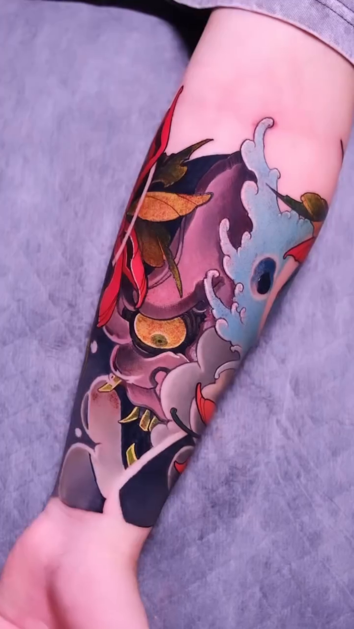Tattoo by @harleytattooartist β japanese_irezumi, neo_traditional