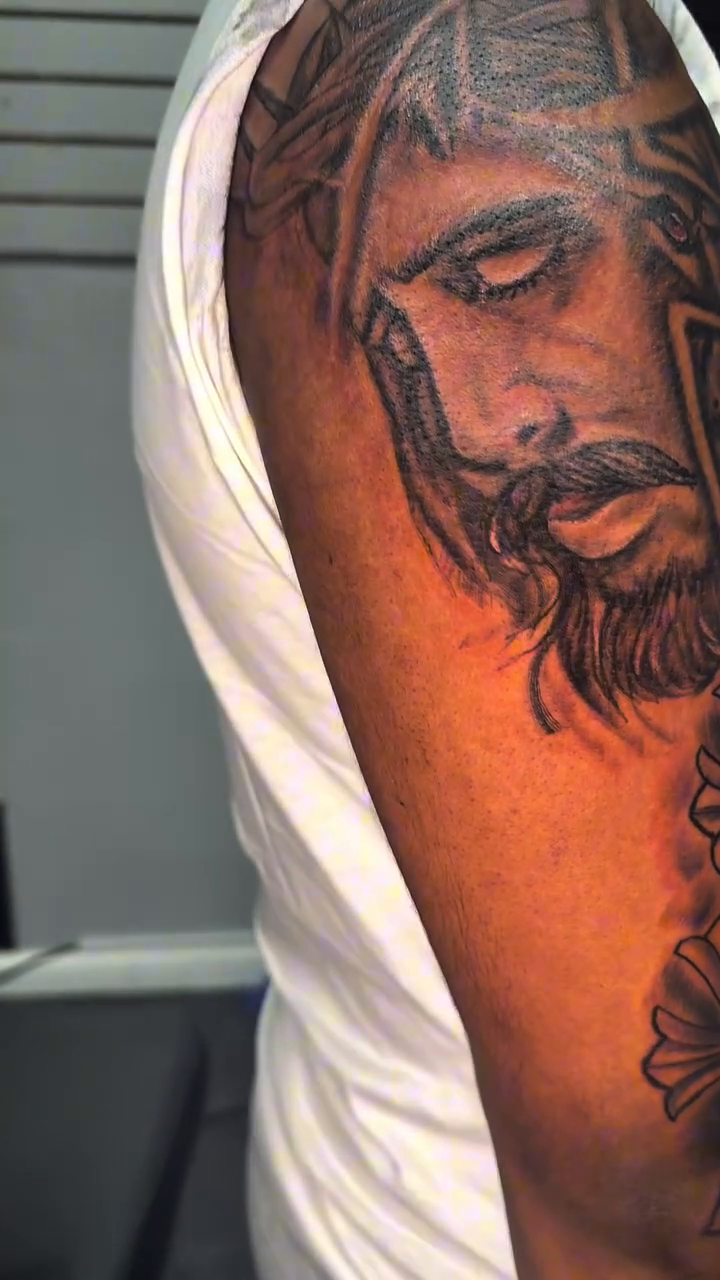 Tattoo by @2paidtattz — realism, black_and_grey