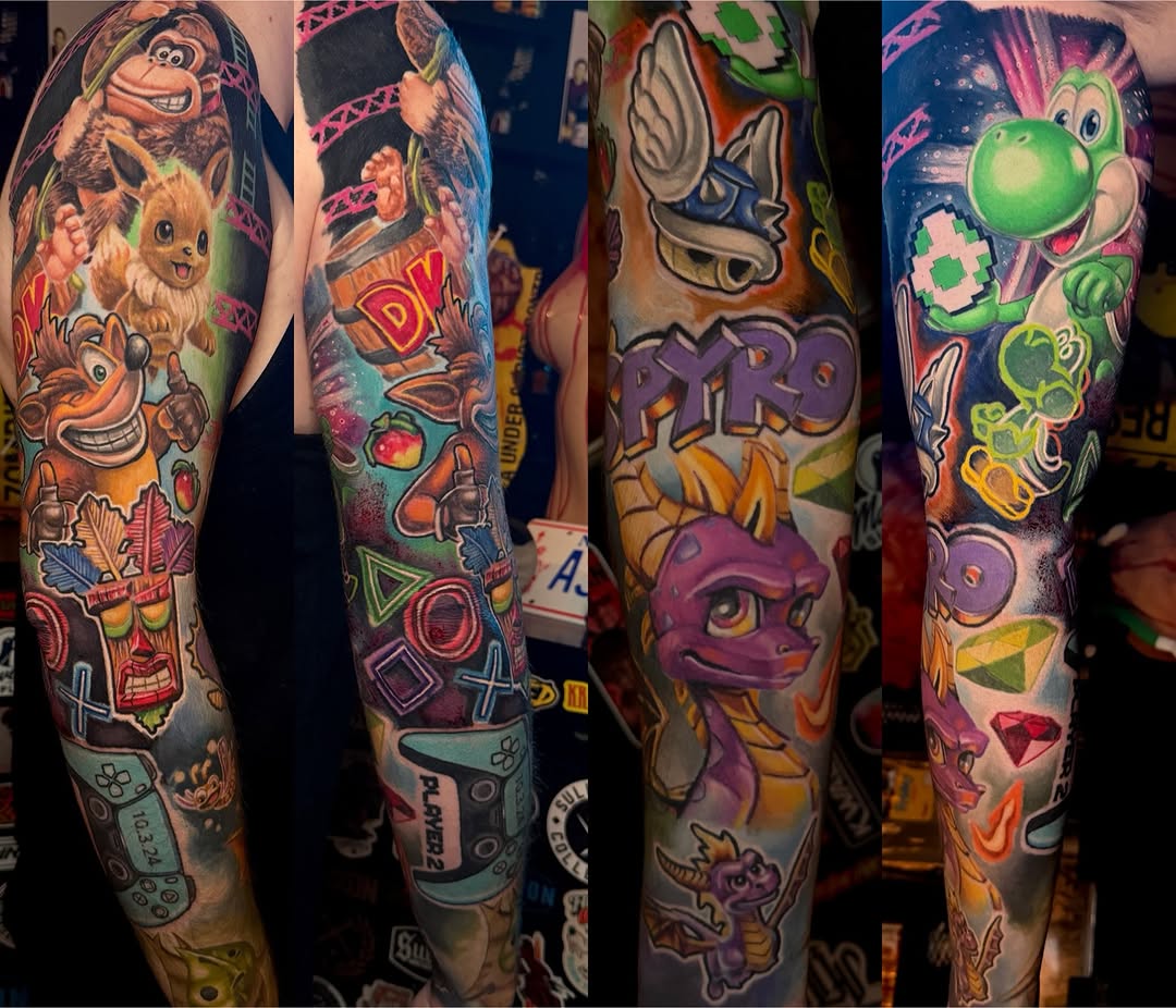 Tattoo by @scottyptattoos — new_school, realism