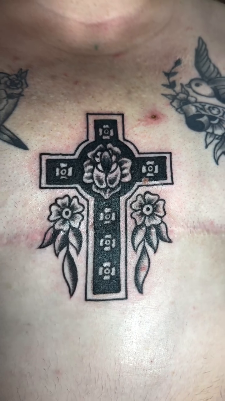 Tattoo by @leahjoytat2 โ american_traditional, black_and_grey