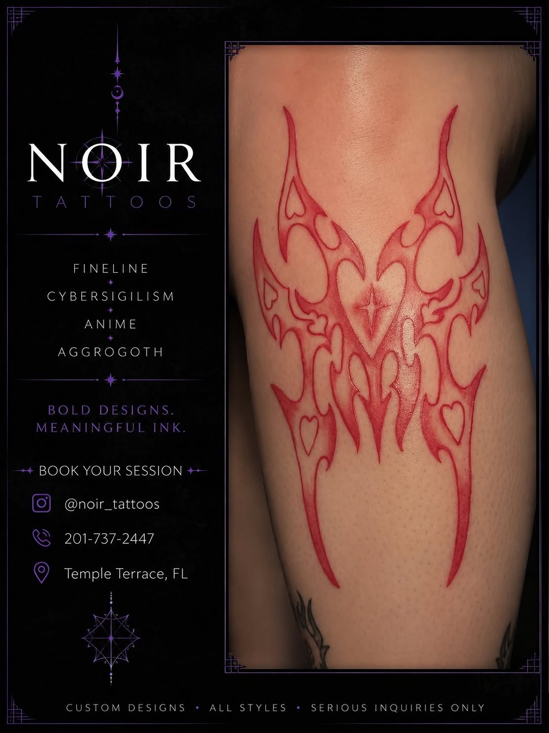 Tattoo by @noir__tattoos — fine_line, geometric