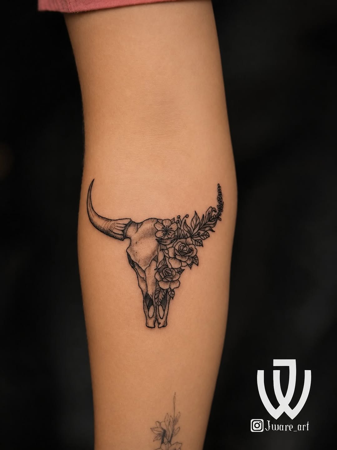 Tattoo by @jware_art — black_and_grey