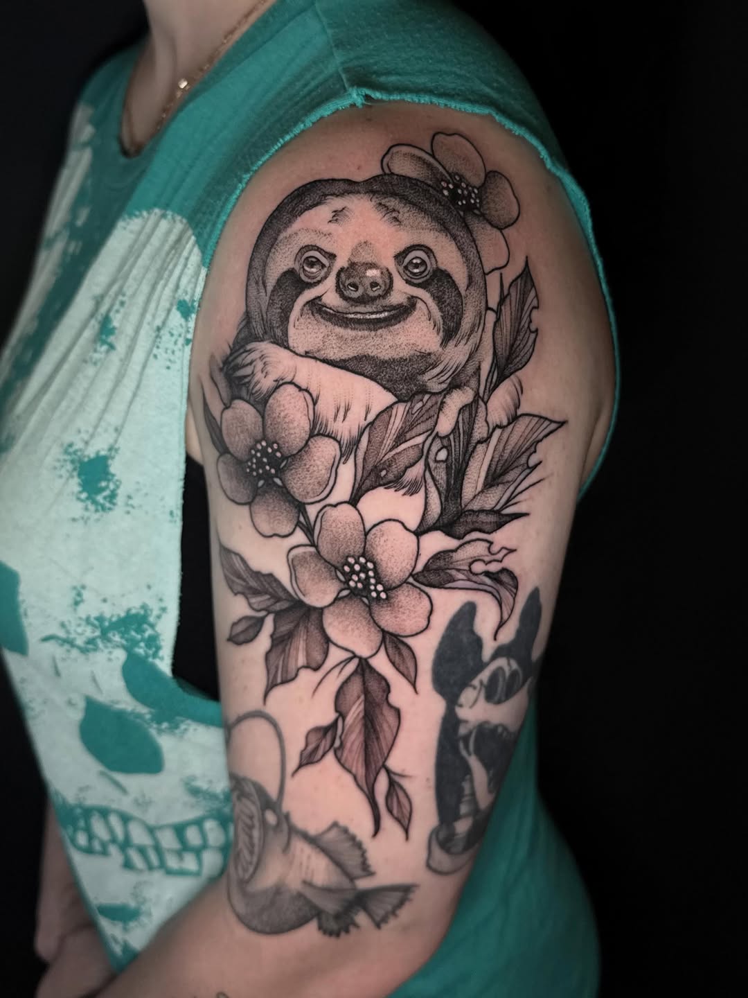 Tattoo by @breestallworthtattoo — realism, black_and_grey