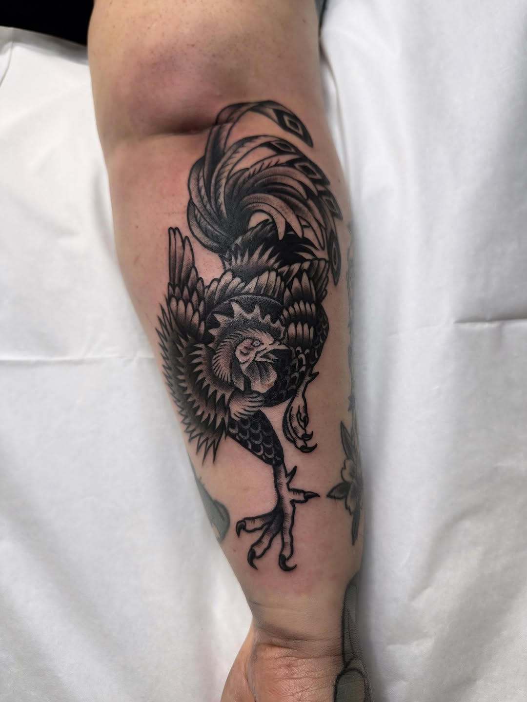 Tattoo by @travstattoos — american_traditional, black_and_grey