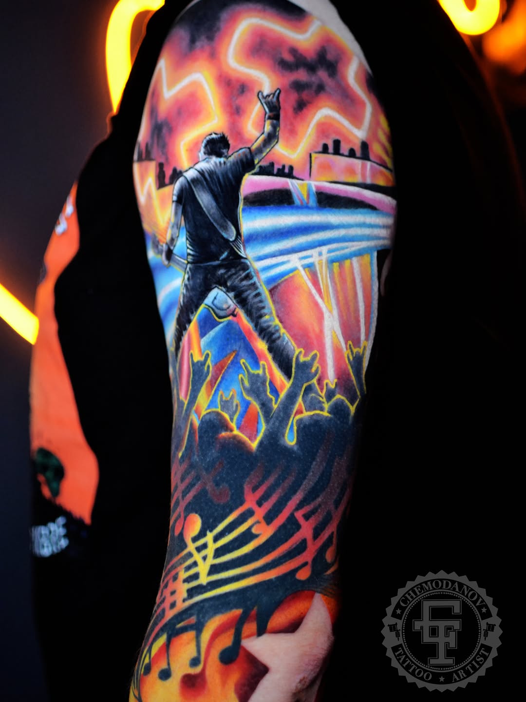 Tattoo by @chemodanov11 — realism, trash_polka