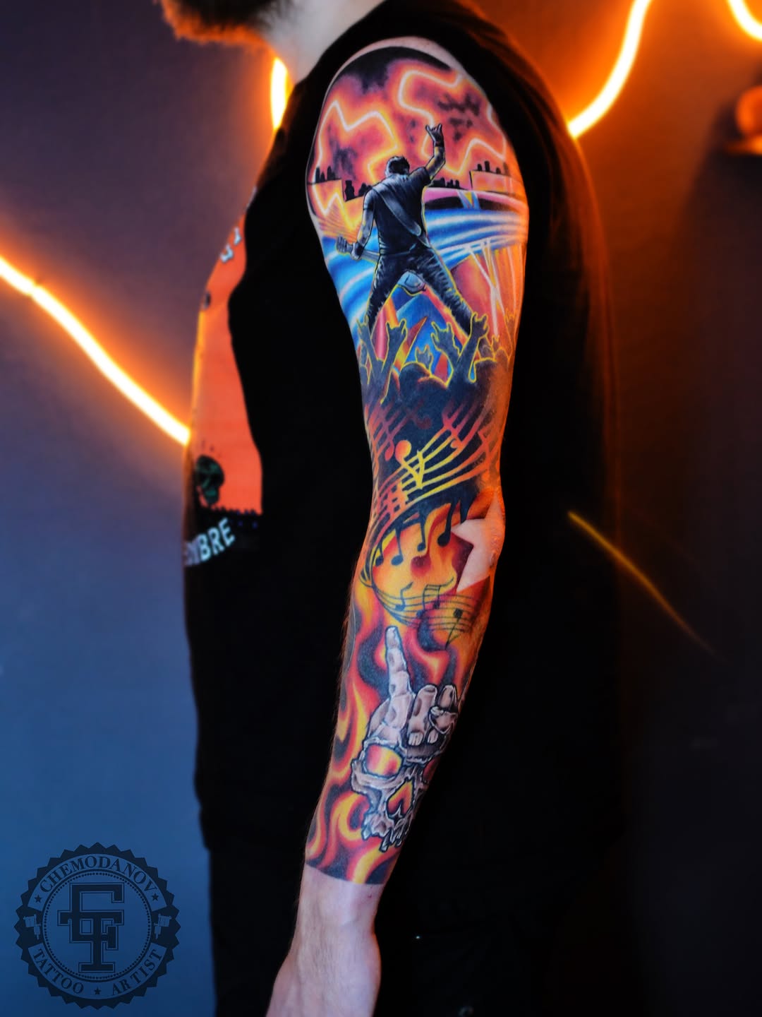 Tattoo by @chemodanov11 — realism, trash_polka