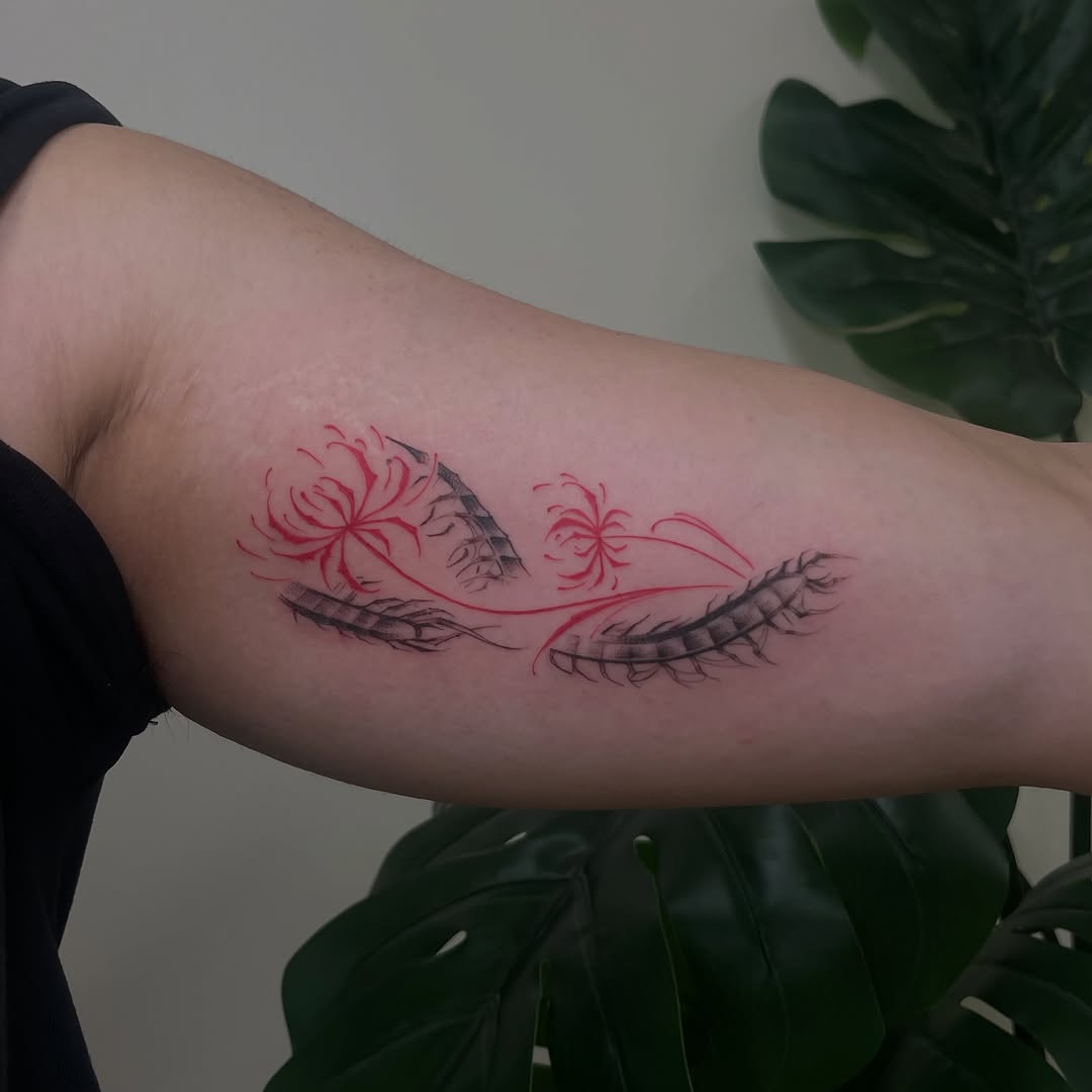 Tattoo by @inkwithd โ fine_line