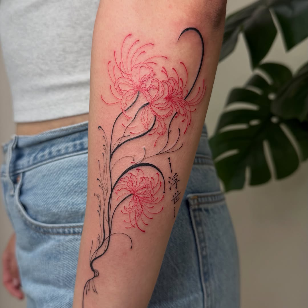 Tattoo by @inkwithd โ fine_line
