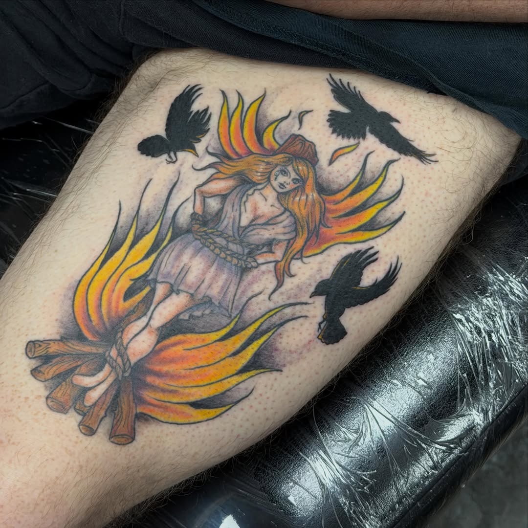 Tattoo by @smilemoretattoos — american_traditional, illustrative