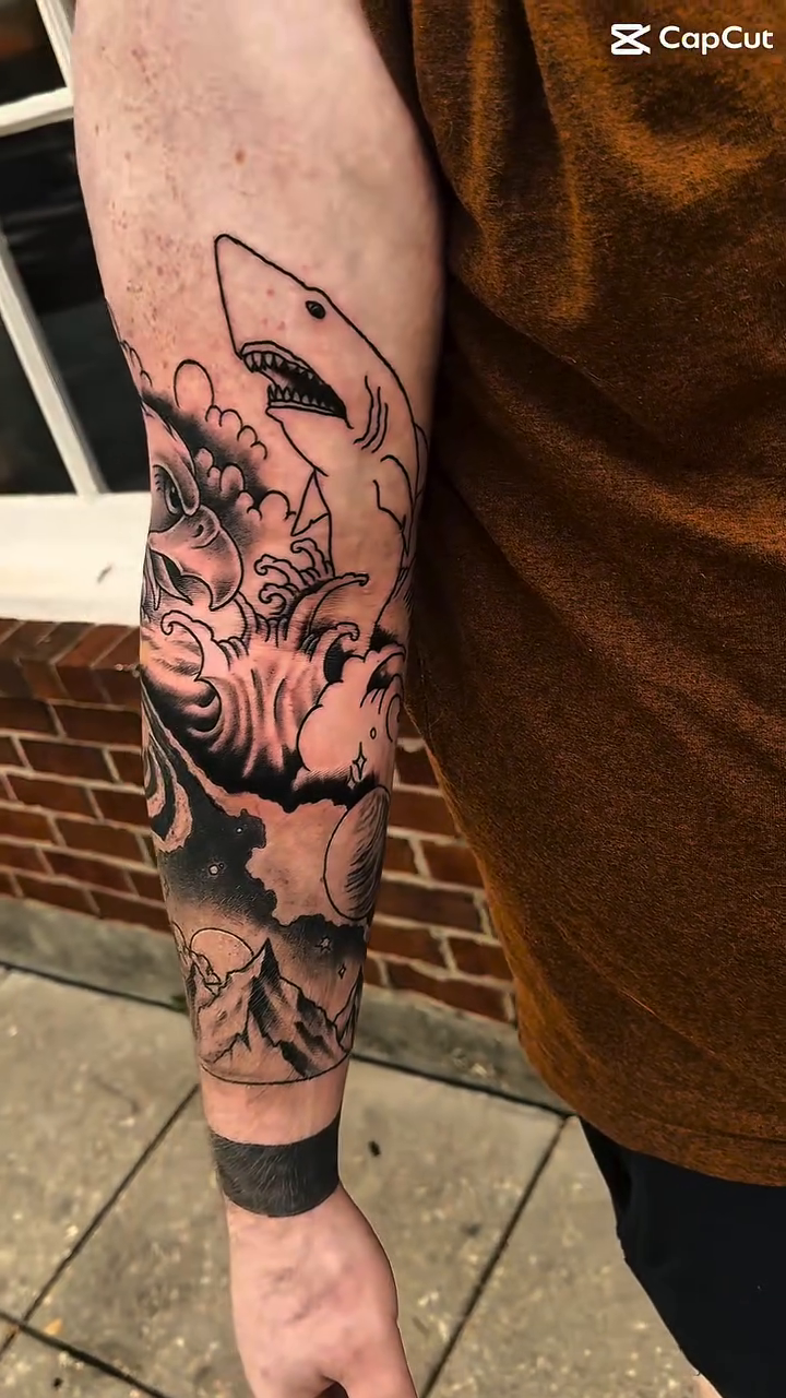 Tattoo by @tattman9000 — japanese_irezumi, blackwork