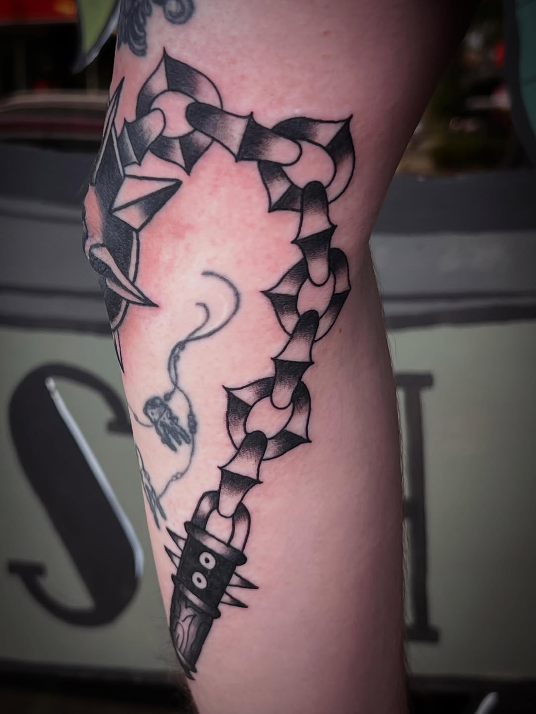 Tattoo by @necromandymods โ american_traditional, black_and_grey