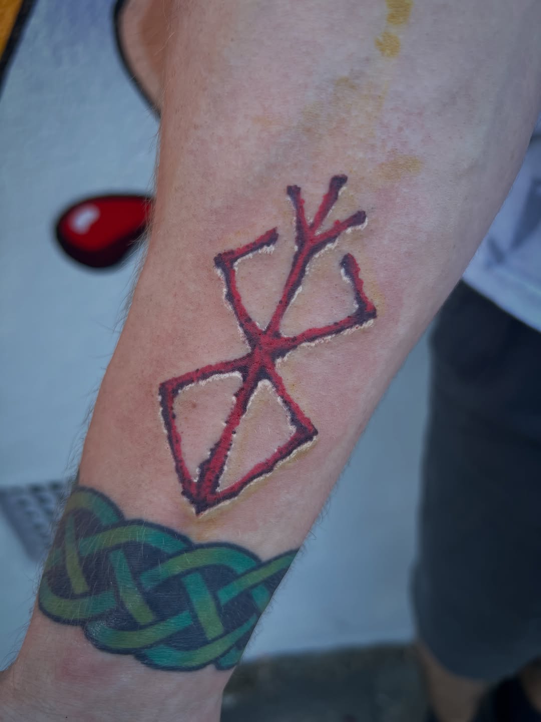Tattoo by @owenmakesart — illustrative, black_and_grey