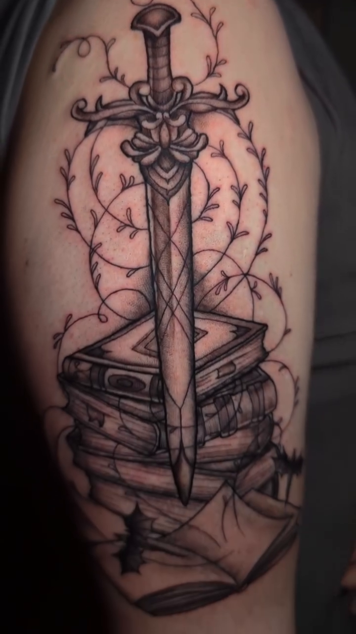 Tattoo by @narniatattoos — black_and_grey, realism