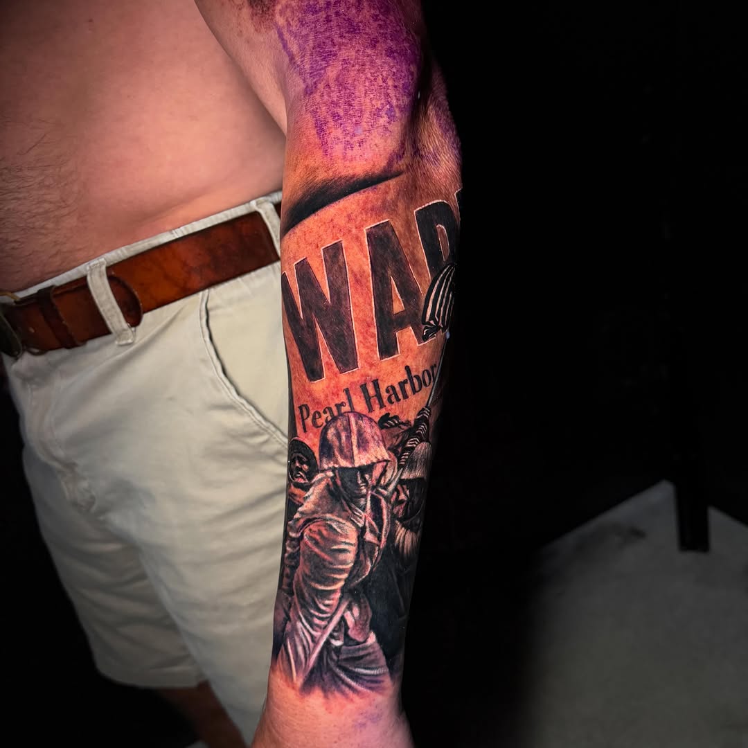 Tattoo by @tylerbowlingtattoos — realism, black_and_grey