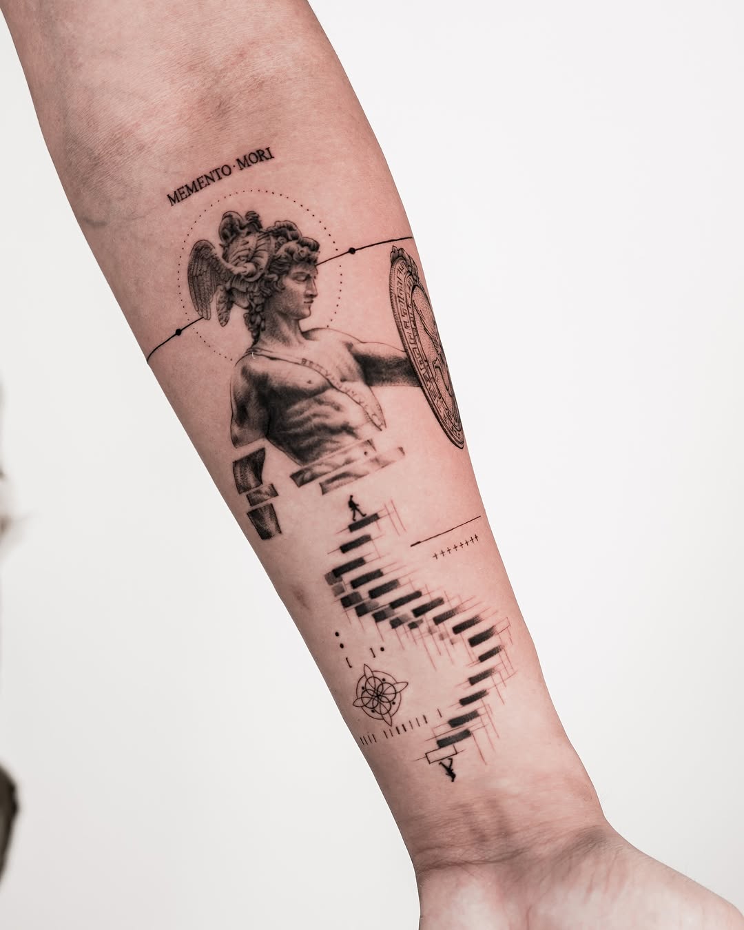 Tattoo by @jz_inker — black_and_grey, geometric