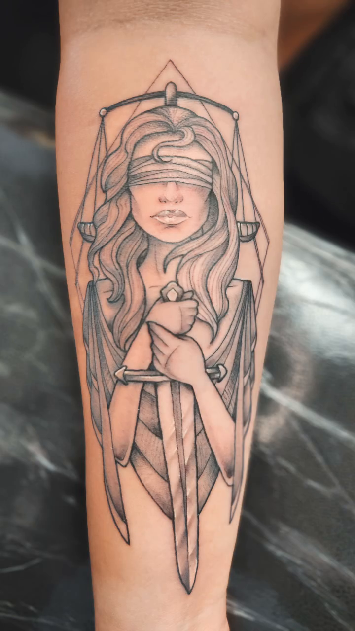 Tattoo by @germ.tattoo — illustrative, black_and_grey