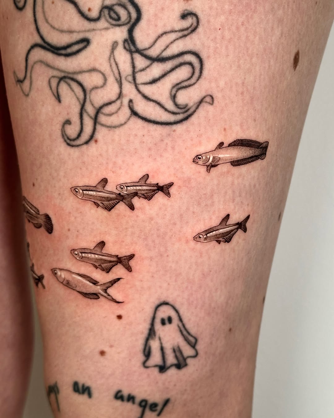 Tattoo by @tattoo.olive — illustrative, black_and_grey