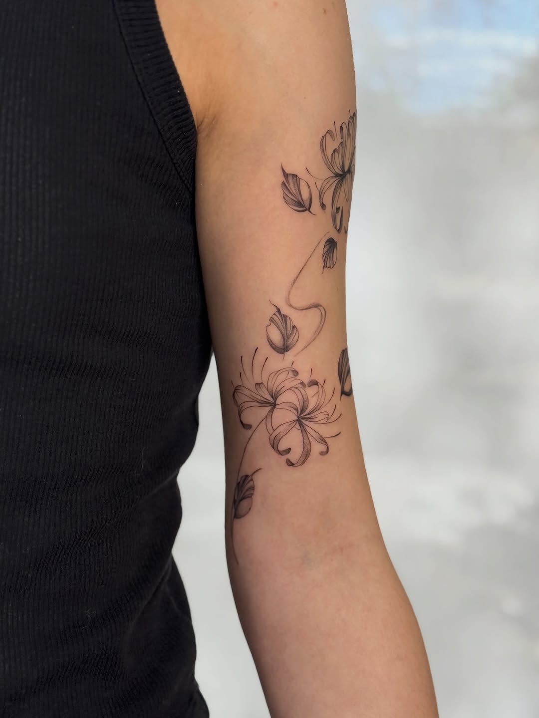 Tattoo by @girlsdontcry.tattoo — fine_line, black_and_grey