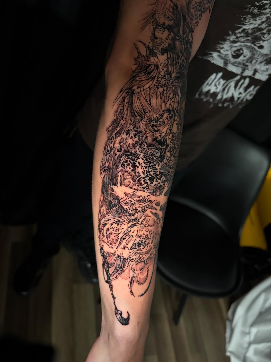 Tattoo by @crawlspacecadet — blackwork