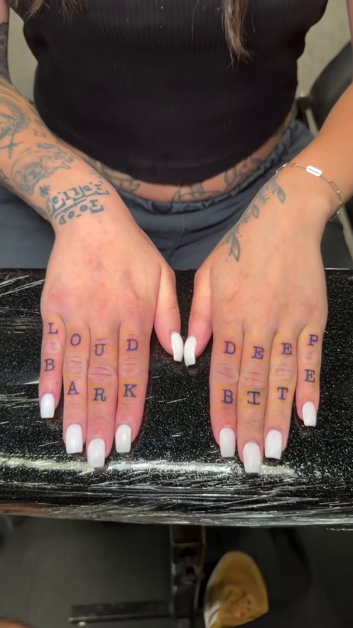 Tattoo by @tattooartistrafael — lettering_script, fine_line