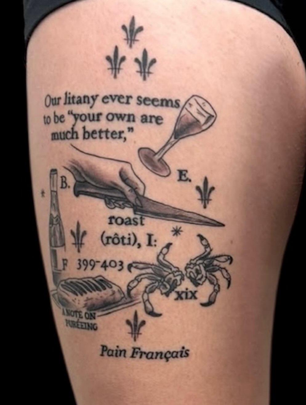 Tattoo by @codyglenntattoos — lettering_script