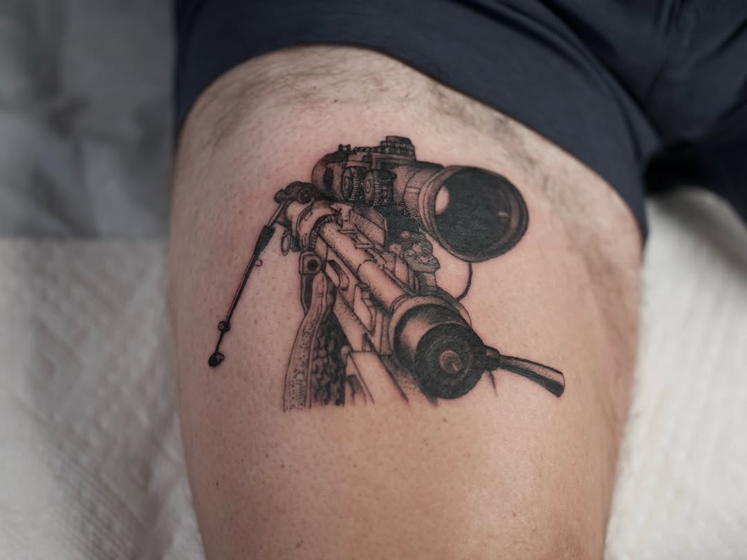 Tattoo by @sweetboytattoo — realism, black_and_grey