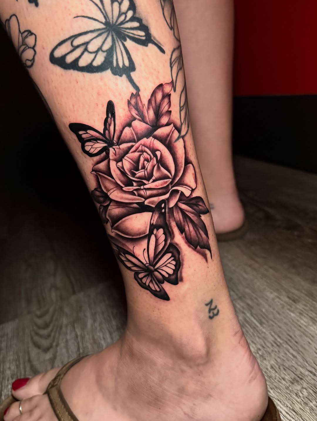 Tattoo by @rylandtattoos — black_and_grey, realism
