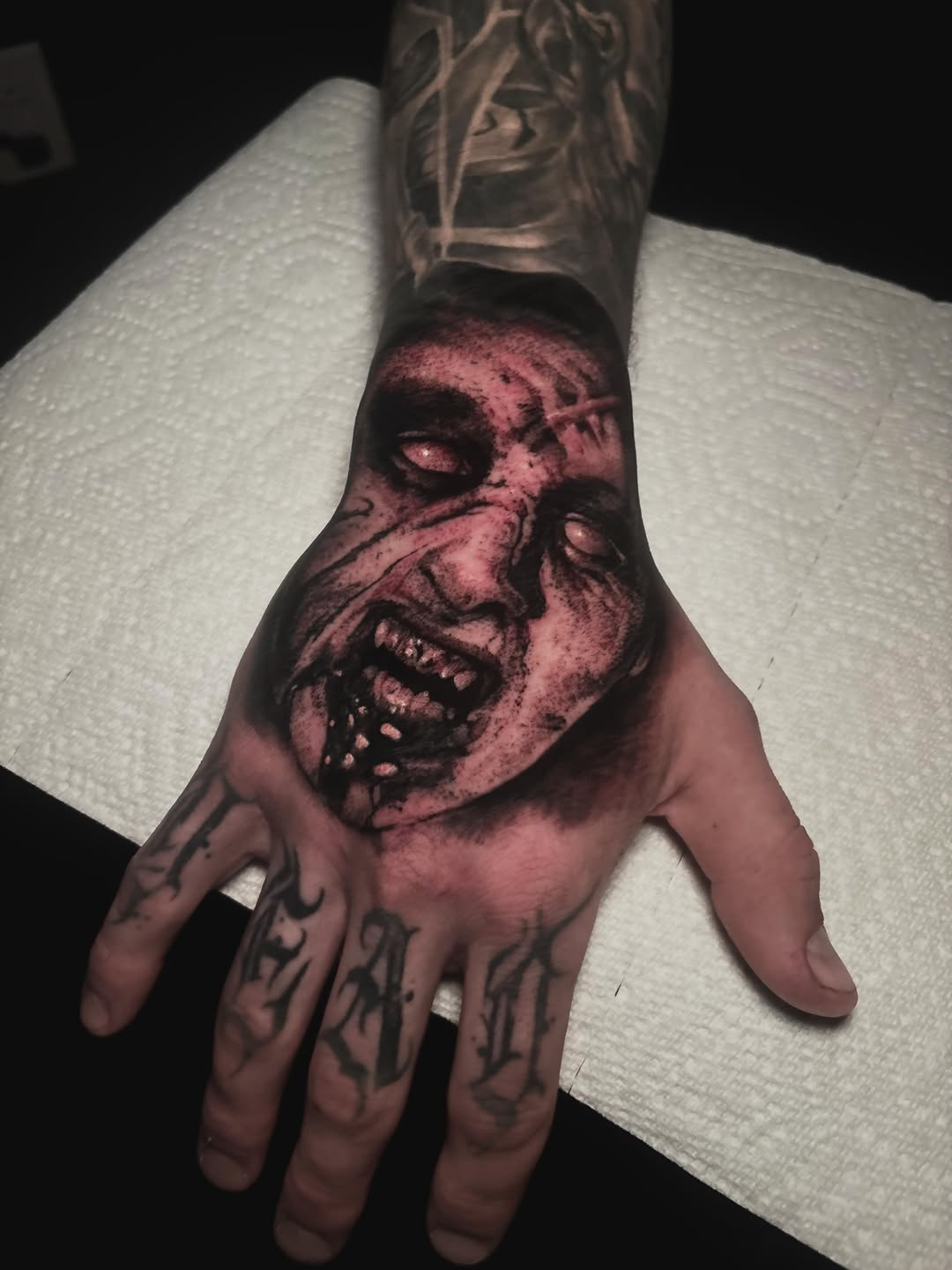 Tattoo by @tatsproshops โ realism, dark_realism