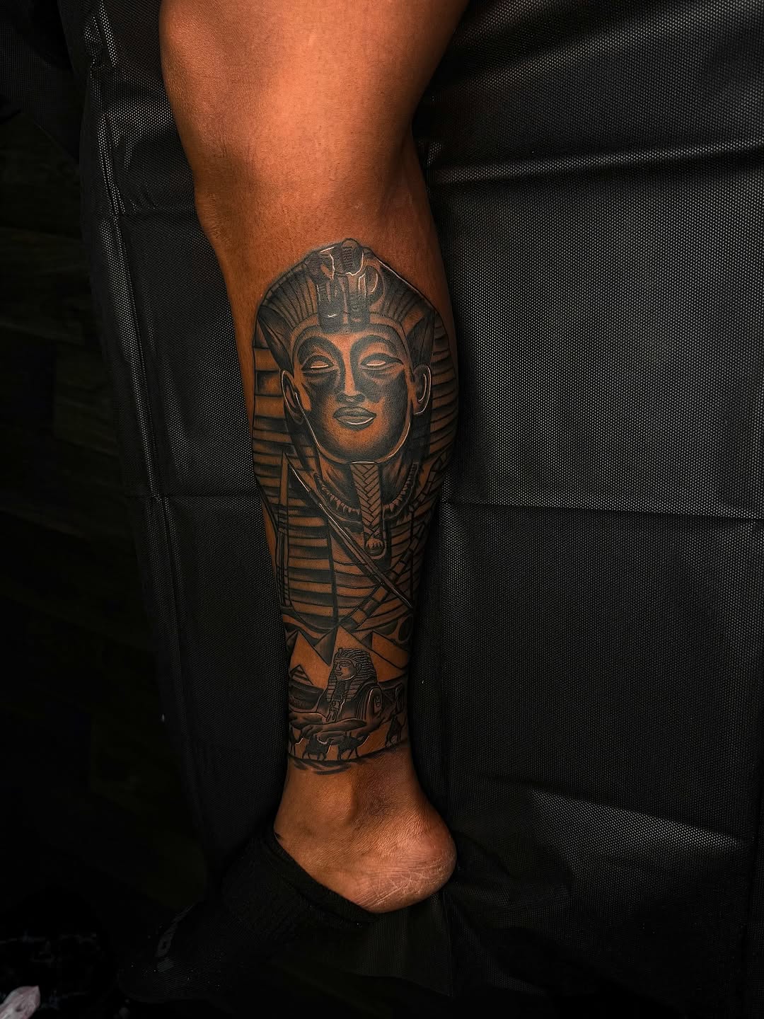Tattoo by @officialdwaynedurham_ink — black_and_grey, realism