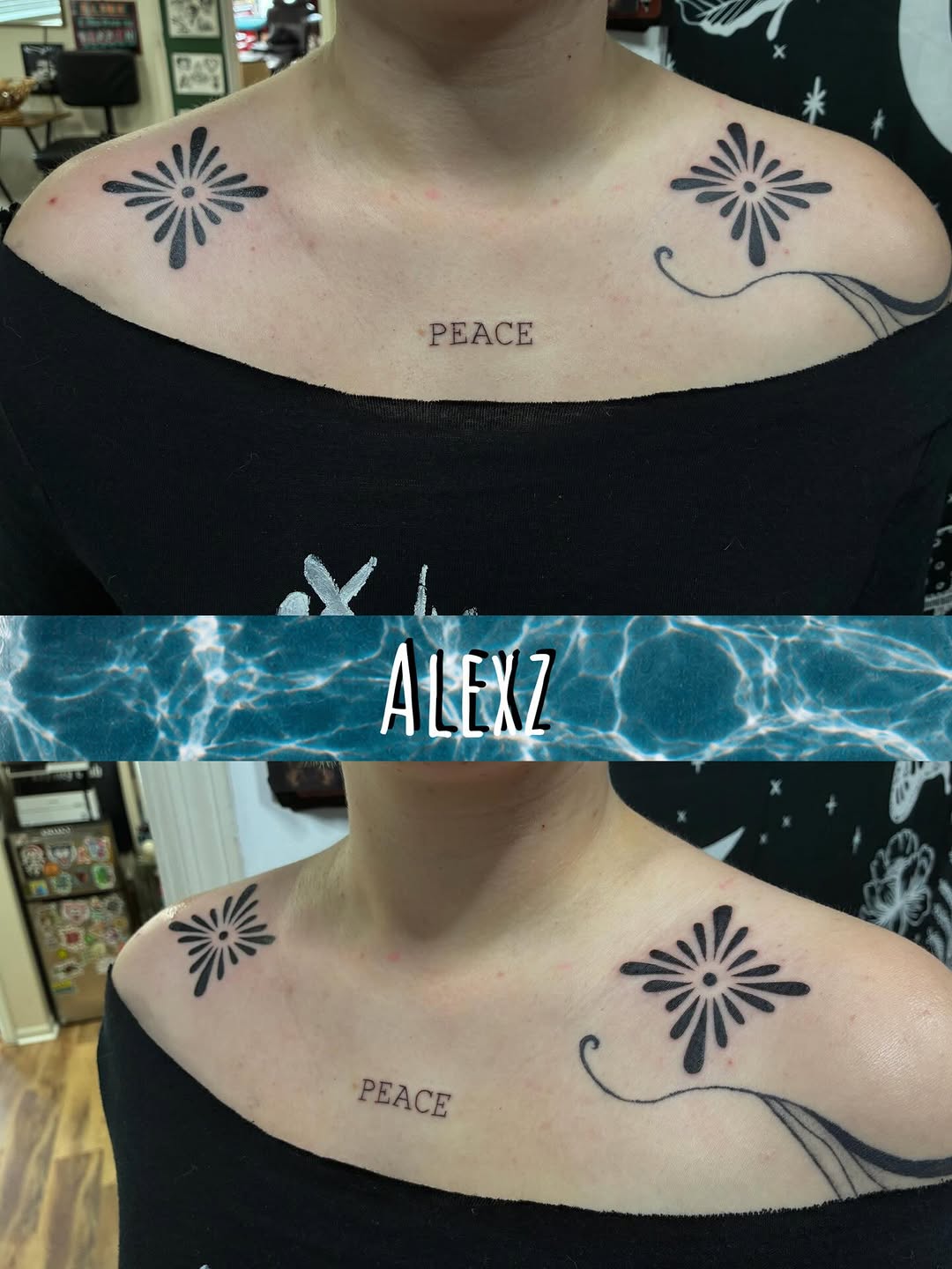 Tattoo by @alexztats — minimalist, lettering_script
