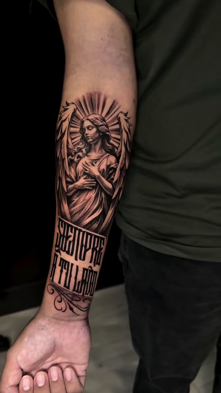 Tattoo by @jiannatattoos — black_and_grey, realism