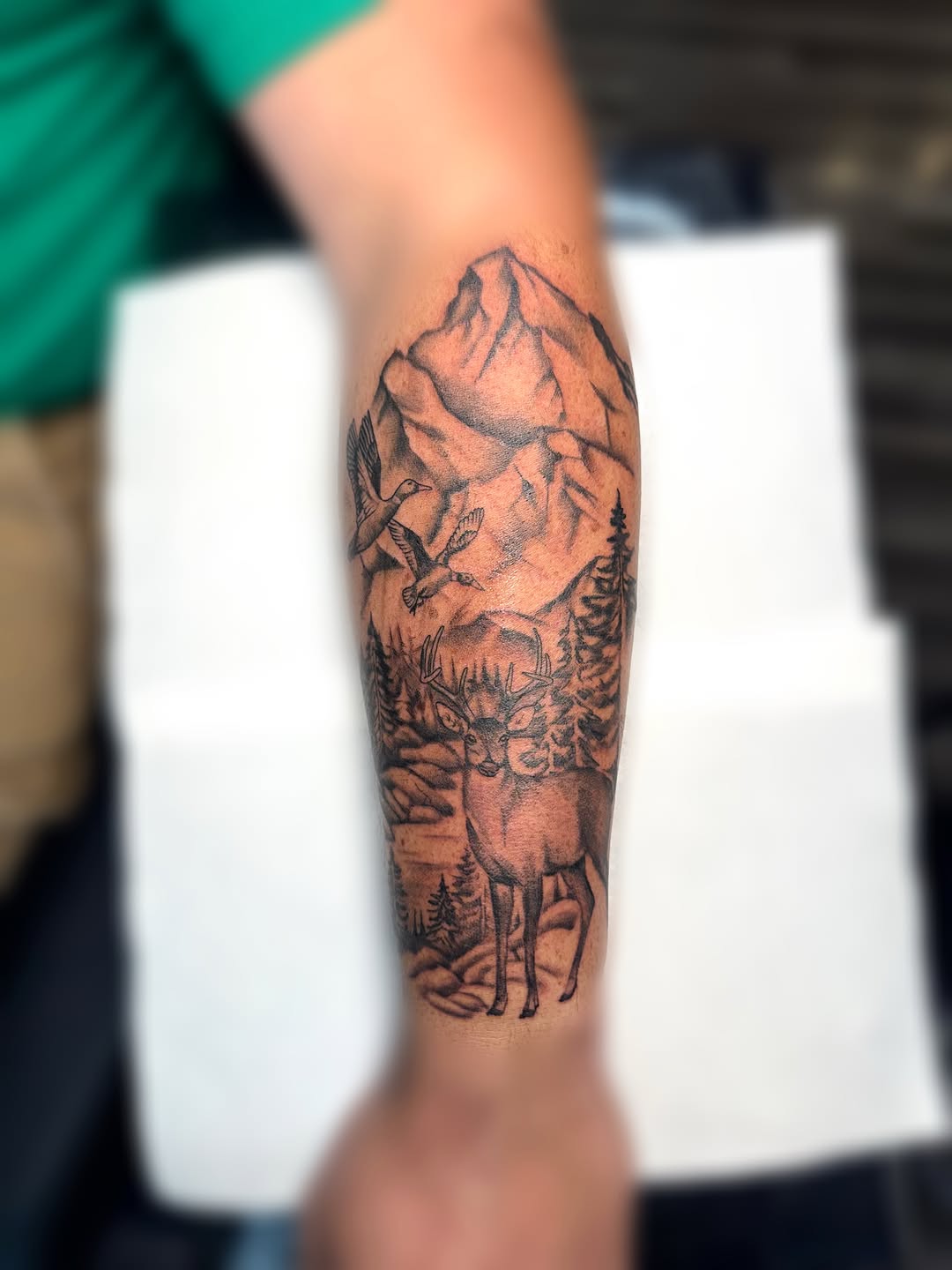 Tattoo by @josselynraetattoo — realism, black_and_grey