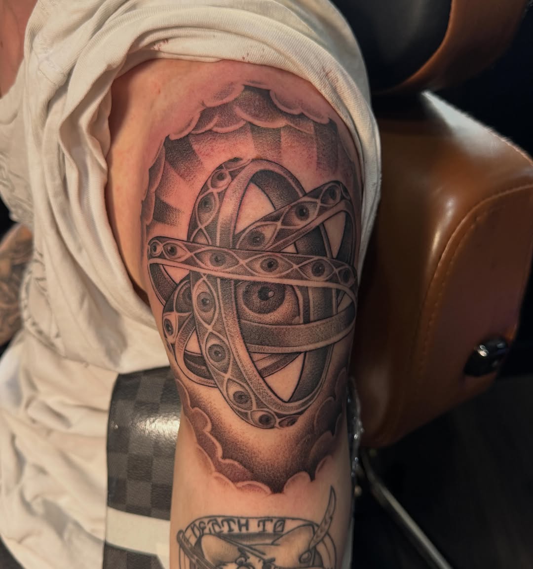 Tattoo by @plata3rl — black_and_grey, realism