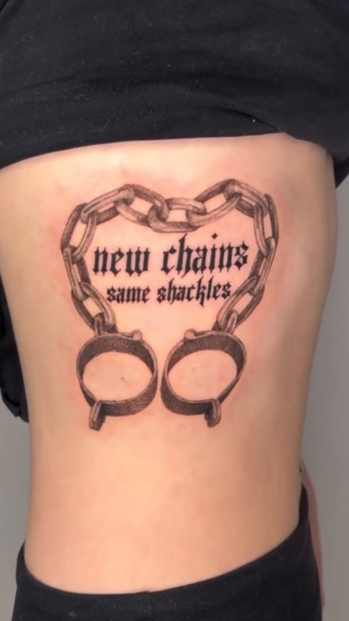 Tattoo by @jermlew_tattoo — blackwork, lettering_script