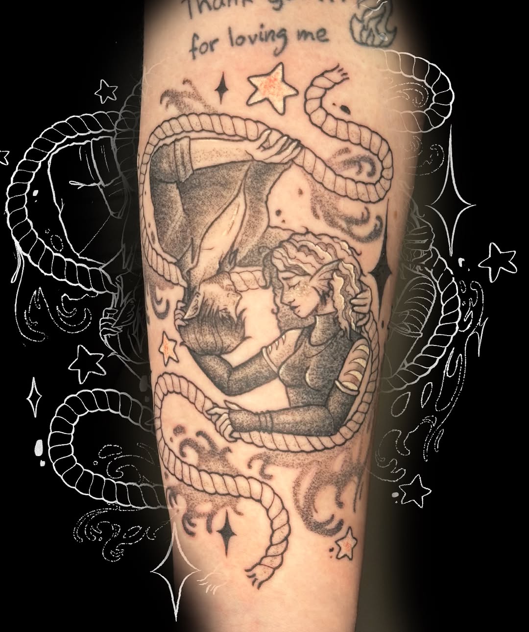 Tattoo by @jbug.ink — illustrative, black_and_grey